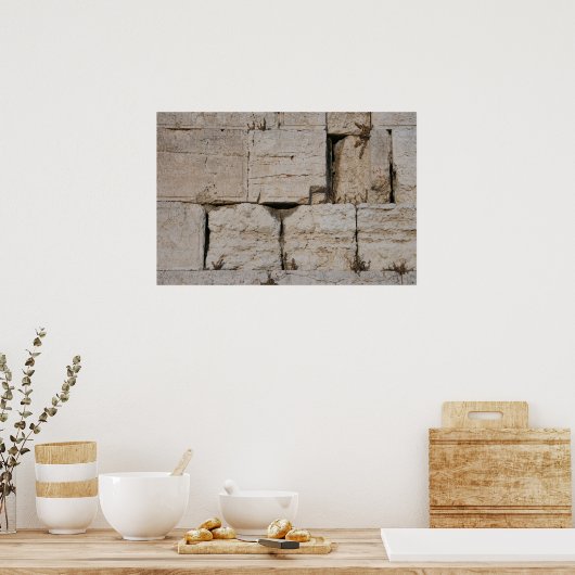 Poster Le Mur Occidental, Jérusalem (Cuisine)