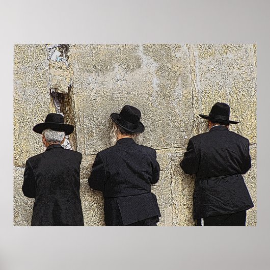Poster Le mur occidental (Wailing) d'Helaine (Devant)