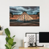 Poster Le musée du Louvre (Bureau à domicile)
