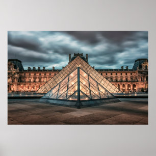Poster Le musée du Louvre