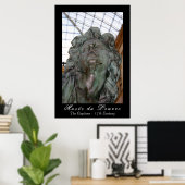 Poster Le musée du Louvre "Les captifs" (Bureau à domicile)