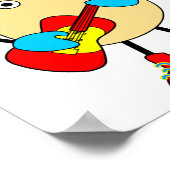 Poster Le musicien de rock Egghead (Coin)