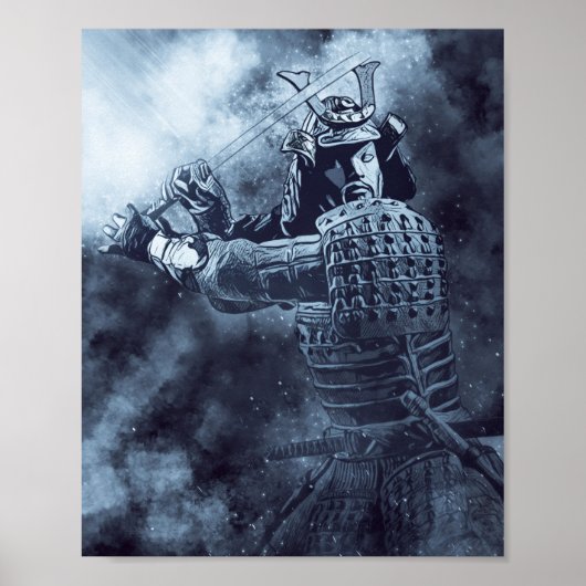 Poster Le mythique guerrier RONIN de la SAMURAI (Devant)