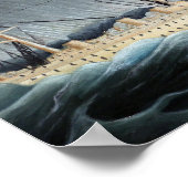 Poster Le navire dans la tempête | Henri Rousseau (Coin)