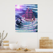 Poster Le navire "gardé par Dieu" (Cuisine)