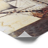 Poster Le navire La Ville de Paris (Coin)