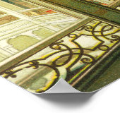 Poster Le navire Patricia, ligne Hambourg-Amérique (Coin)