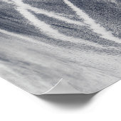 Poster Le navire suit le nord de l'océan Pacifique (Coin)