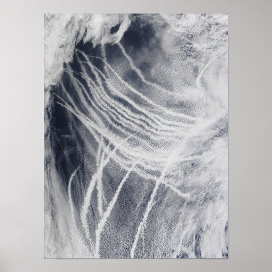 Poster Le navire suit le nord de l'océan Pacifique (Devant)