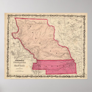Poster Le Nébraska et le Kansas