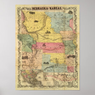 Poster Le Nébraska et le Kansas 2