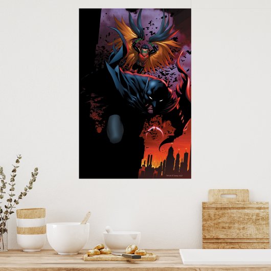 Poster Le New 52 - Batman et Robin #1 (Cuisine)