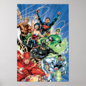 Poster Le New 52 - Justice League #1 (Devant)