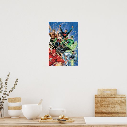 Poster Le New 52 - Justice League #1 (Cuisine)