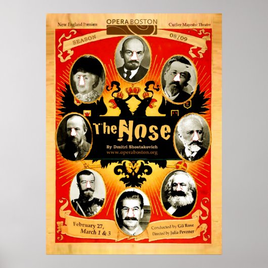 Poster Le nez : Streetposter, 2009 (Devant)