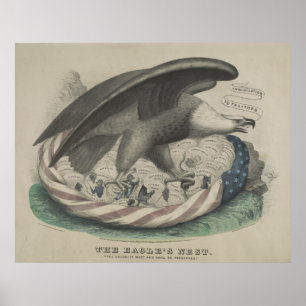 Poster Le nid de l'aigle L'Union [1861]