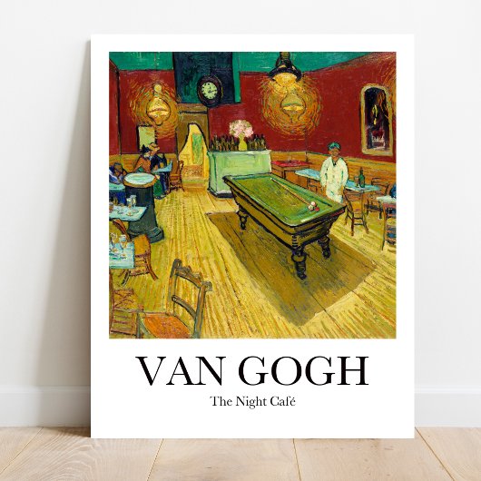 Poster Le Night Café de Vincent Van Gogh