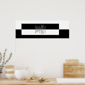 Poster Le noir et blanc de Báiyún (Cuisine)