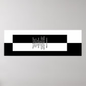 Poster Le noir et blanc de Báiyún (Devant)