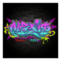 Le nom Alexis en graffiti