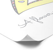 Poster Le nom de l'art doodle initial Z pour Zara (Coin)