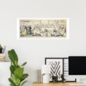 Poster Le non-respect de la promesse - dessin humoristiqu (Bureau à domicile)