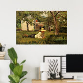 Poster Le Nooning par Winslow Homer (Bureau à domicile)