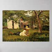 Poster Le Nooning par Winslow Homer (Devant)