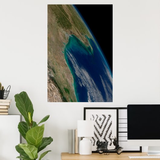 Poster Le Nord Du Golfe Du Mexique. (Bureau à domicile)