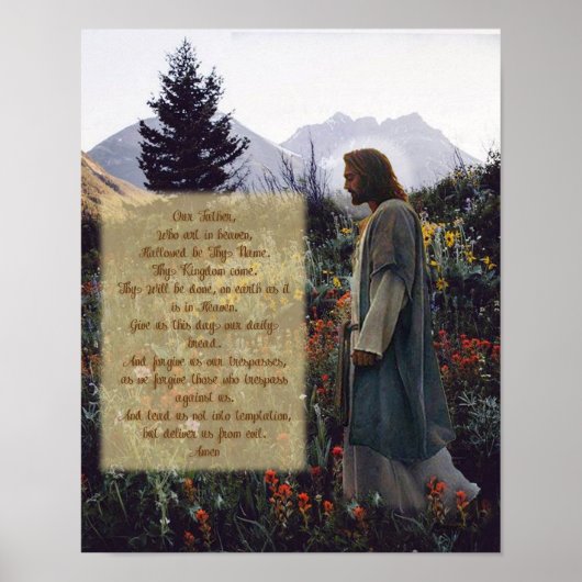 Poster Le Notre Père. (Devant)