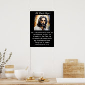 Poster Le Notre Père Jésus-Christ (Cuisine)