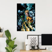 Poster Le Nouveau 52 - Aquaman #1 (Bureau à domicile)