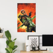 Poster Le Nouveau 52 - La Flèche Verte #1 (Bureau à domicile)