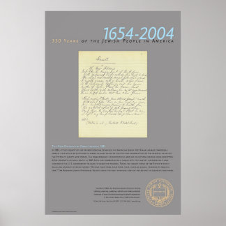 Poster Le nouveau colosse d'Emma Lazare, 1883