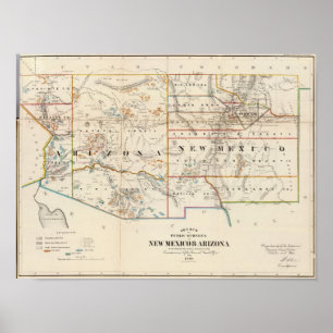 Poster Le Nouveau Mexique, Arizona