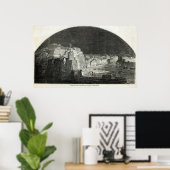 Poster Le nouveau panorama de Naples de Burford par Moonl (Bureau à domicile)