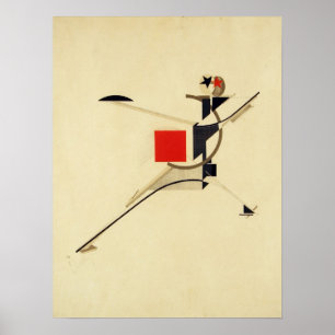 Poster Le nouvel homme par El Lissitzky Abstrait