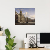 Poster Le nouvel hôtel de ville, Amsterdam, 1668 (Bureau à domicile)