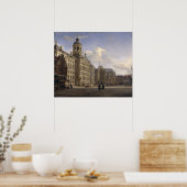 Poster Le nouvel hôtel de ville, Amsterdam, 1668 (Cuisine)