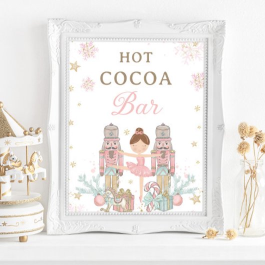 Poster Le Nutcracker Winter Onederland Hot Cocoa Bar