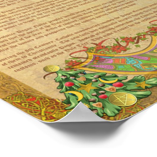 POSTER LE PAGAN YULE TREE (Coin)