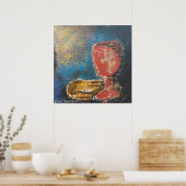 Poster Le pain et le vin (Cuisine)