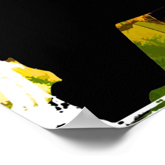 Poster Le Paintball au printemps (Coin)