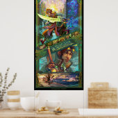 Poster le paladin - 24x48" (Cuisine)