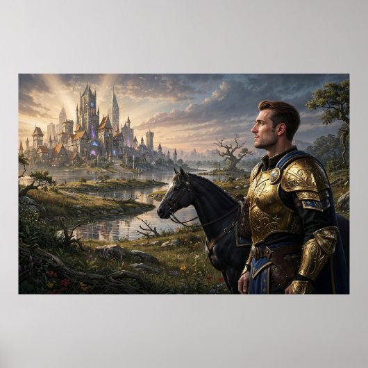 Poster Le Paladin Voyageur (Devant)