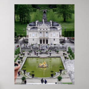 Poster Le palais de Linderhof