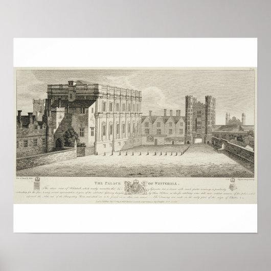 Poster Le Palais de Whitehall, d'un dessin dans le Pep (Devant)