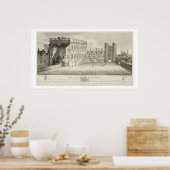 Poster Le Palais de Whitehall, d'un dessin dans le Pep (Cuisine)