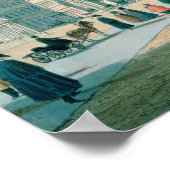 Poster Le palais d'hiver vu depuis le passage du Palais (Coin)