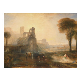 Poster Le palais et le pont de William Turner Caligula